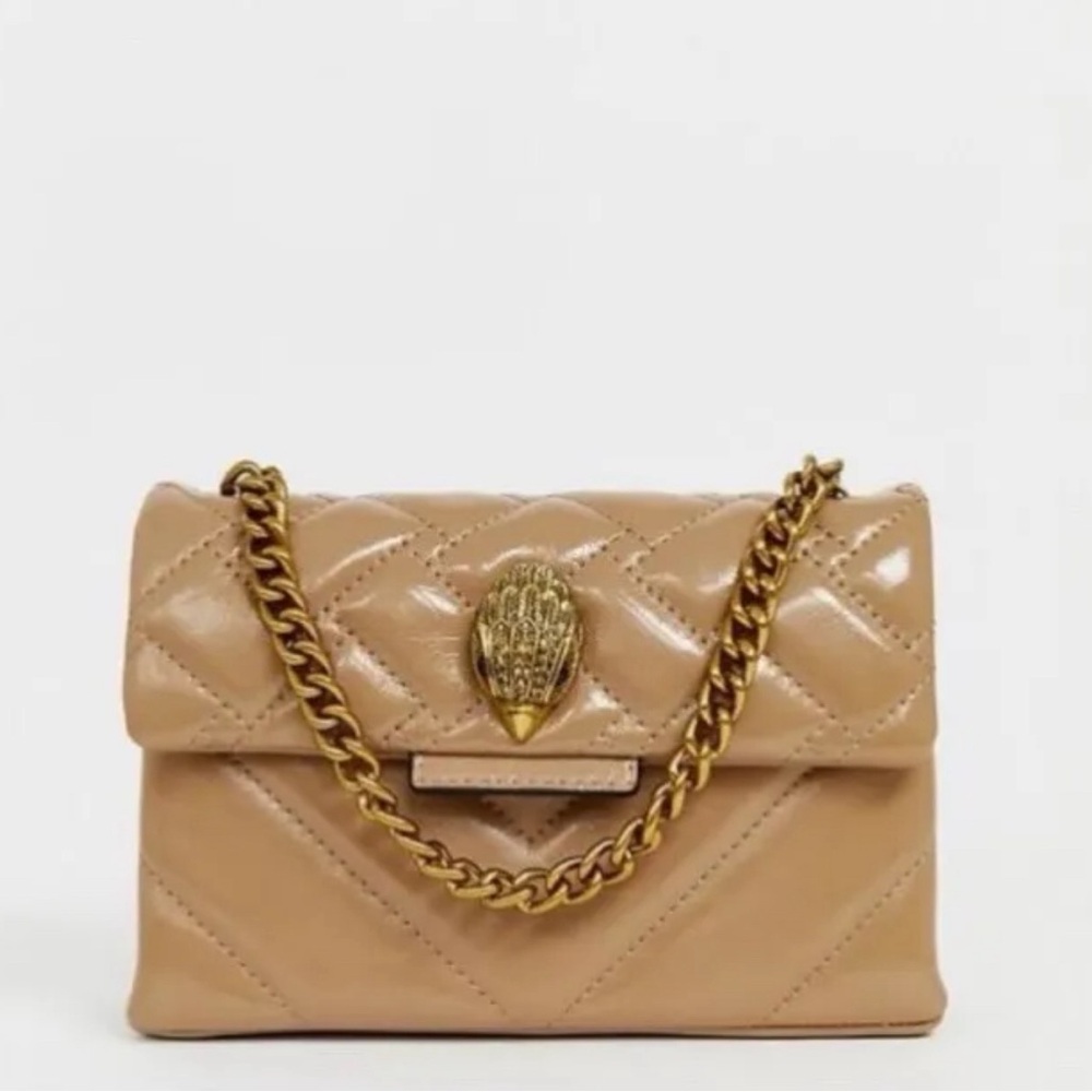Kurt Geiger Leather Patent Kensington Belt Bag